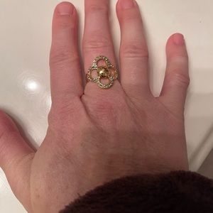 Authentic Louis Vuitton Blossom with Chain ring. Size 5.5 $150.00